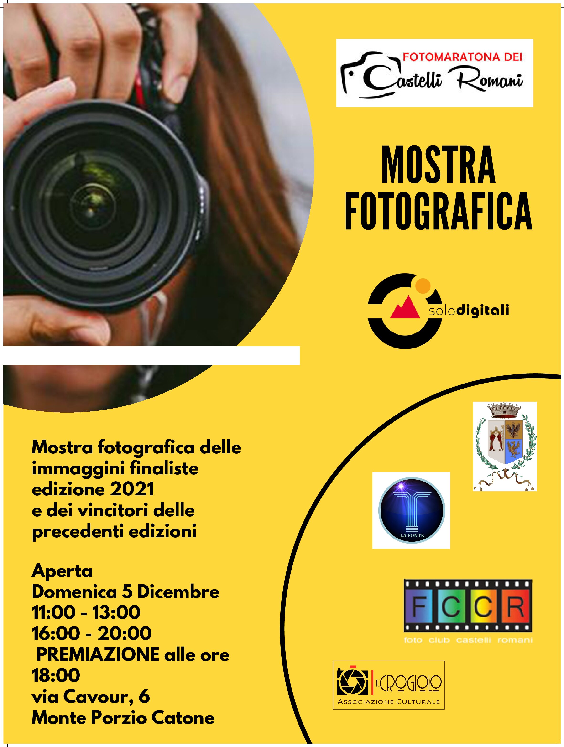 Mostra fotografica + Premiazione Fotomaratona 2021